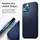 Чехол Spigen для iPhone 13 - Liquid Air, Navy Blue (ACS03520)