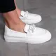 Лоферы женские Fashion Fluffy 3553 41 размер 26 см Белый