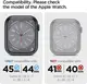 Чехол и ремешок Spigen Metal Fit Pro для Apple Watch (44 / 45 mm), Silver (ACS04584)