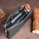 Вместительный клатч на два отделения женский ST Leather 19246 Черный