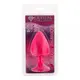 Анальная пробка Pink Silicone Amethyst L