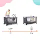 Кровать-манеж с пеленатором Kinderkraft Leody Grey (KCLEOD00GRY00AC)
