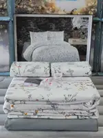 Півтораспальна Постільна білизна Фланель Belizza Butterfly White 160х220см