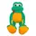Мягкая игрушка Попелюшка Лягушка Квакушка 65см (ZL507)