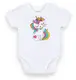 Боди детский хлопковый с коротким рукавом для девочки GABBI BD-21-5-1/1 Белый на рост 68 (12618)