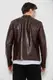 Куртка мужская демисезонная экокожа, цвет коричневый, 243R1976