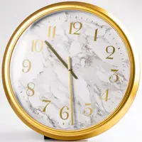 Годинник настінний Мармур великий круглий
