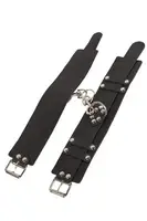 Оковы Leather Dominant Leg Cuffs, Black