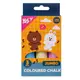 Мел цветной YES JUMBO Line Friends 400491 3 цвета