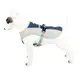 Шлея для собак TUFF HOUND TH00205 Blue M летняя дышащая 52-64 см