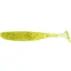 Силикон Keitech Easy Shiner 4.5" (6 шт/упак) ц:pal#01 chartreuseredflake