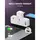 HUB адаптер сетевой with touch LED Lamp LDNIO SC2311 |2500W, 2Sockets, 2USB/1Type-C, QC/PD, 3A/20W|
