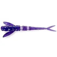 Flit 1.5" (10pcs.), #060 - Dark Violet/Peacock & Silver