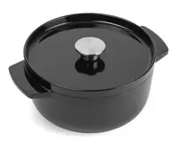 Каструля с крышкой KitchenAid СС006061-001 26 см 5,2 л черная