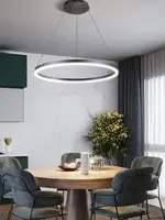 Люстра светодиодная подвесная LED светильник для квартиры на потолок лэд 26724 Черный 40-180х80х80 см.