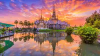 Картина по номерам на дереве 40*50см 8309RSBD Дворец в подарочной коробке
