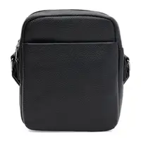 Мужская кожаная сумка Borsa Leather K166365bl-black