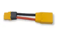 Кабель QJ XT60H Female - XT90H Male 12AWG 12см