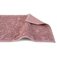 Набір килимків Karaca Home - Kelly Flower murdum сливовий 50*80+50*40