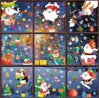Набір новорічних наклейок на вікно Happy New Year 5 9126 20х30 см 8 листів