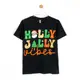 Женская пижама с новогодним принтом Holly Jolly