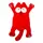Мягкая игрушка "Кот Саймон" (28см) (КРАСНЫЙ)