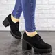 Ботинки женские Fashion Terri 1523 40 размер 25,5 см Черный