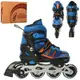 Ролики раздвижные Profi A4139-L-BL 39-42 р синие