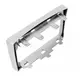 Переходная рамка 9" Lesko Silver для автомобиля Peugeot 307 PE 014N 2001-2008гг.