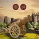 Деревянный 3D конструктор Robotime Robotime KW801 Пушка механический пазл для детей