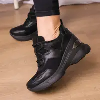 Сникеры женские Fashion Muscat 3202 36 размер 23,5 см Черный