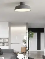 Сучасний креативний світильник стельовий LED для кухні ванної офісу 26451 Сірий 15х40х40 см.