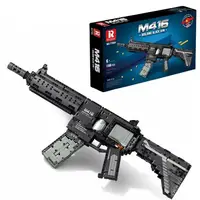 Конструктор автомат игровая штурмовая винтовка M416 на 1188 деталей