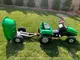 Большой Детский педальный трактор с прицепом Pilsan 07-321-1 GREEN