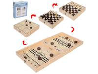 Деревянная игрушка Игра Шахматы 4в1 MD-1605