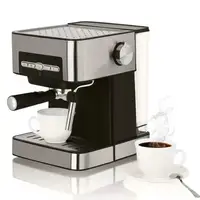Кофемашина полуавтоматическая универсальная Crownberg CB-1566 1000Вт с капучинатором.