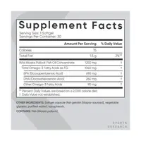Omega-3 Fish Oil Alaska Pollock 1250mg - 30 softgels