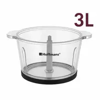 Электрический измельчитель Hoffmans HM-8857 • Универсальный прибор для кухни 3 л 1800Вт