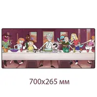 Великий плакат Рік та Морті RESTEQ 700x265 мм. Постер Rick and Morty
