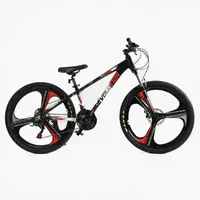 Велосипед Спортивний 26 дюймів Corso Evolution EV-560 обладнання Shimano алюмінієва рама 13 дюймів 21 швидкість. Multicolor (176300)