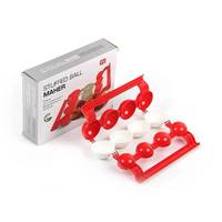 Форма для виготовлення м'ясних фаршированих кульок Stuffed Ball Maker Red + White кухонні GB