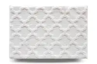 Коврик для ванной Grund Trellis D-3898 53x86 см белый