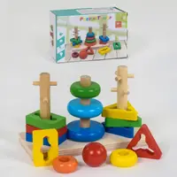 Деревянная игра Логическая пирамидка С
39372