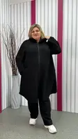 Кардиган-пончо теплий без підкладки "Баранчик" 62-64 66-68 70-72 74-76