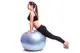 М'яч для фітнесу (фітбол) PowerPlay 4001 Ø75 cm Gymball  Sky Blue + помпа