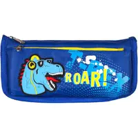 Пенал-косметичка 68042 "Roar" 21х9х6 см на молнии Синий