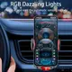 Держатель Auto open-close Transparent Wireless Charger XYJ A6 |15W, RGB|