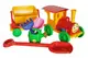 Поезд-конструктор с песочным набором Doloni Toys 013222-3 красный