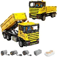 Машинка грузовик радиоуправляемая Technics T4006 2531 деталь Конструктор BRICK Строительная площадка
