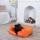 Лежанка для собаки Класик оранжевая XL - 120 x 80